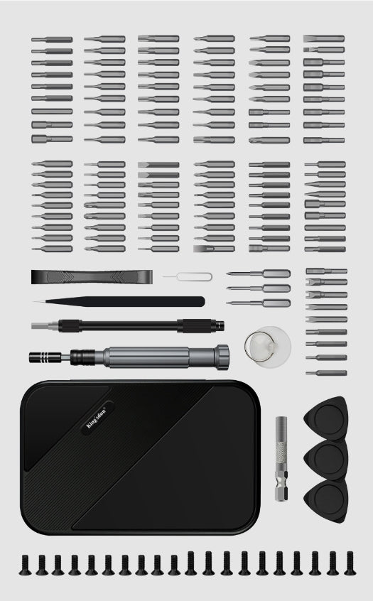 150pcs magnetic screwdriver kit, precision mini magnetic screwdriver kit, made of alloy steel material, used for mobile phone repair